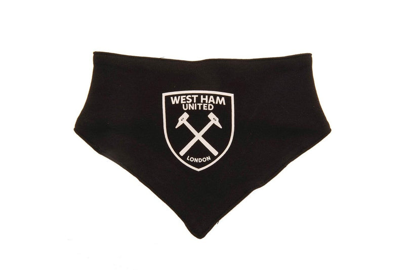 West Ham United FC Baby Crest Bibs (Pack of 2) (Maroon/Black) (One Size)