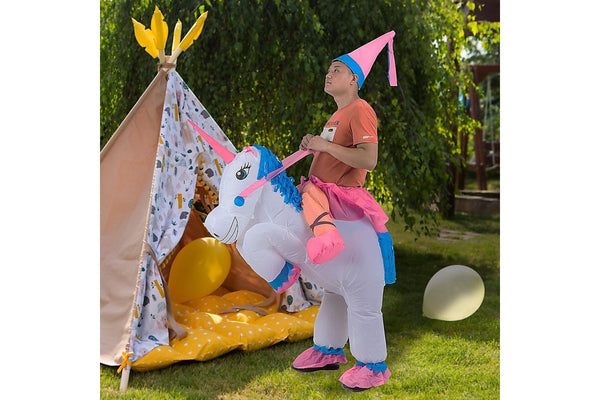 Unicorn Fancy Dress Inflatable Suit Fan Operated Costume Dress Up, Costumes