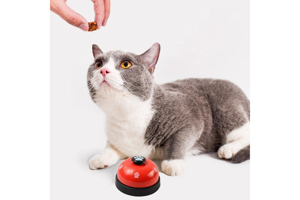 Pet Training Bells Dog Cat Training Equipment Interactive Toy Red