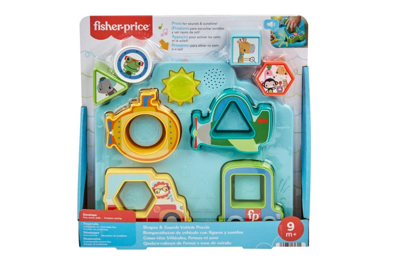 Fisher-Price: Shapes & Sounds Vehicle Puzzle