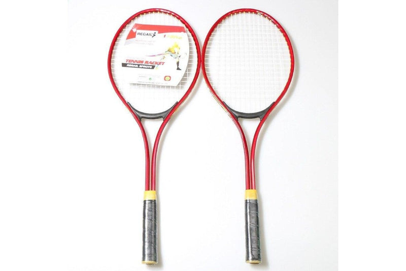 2Pcs Set Teenager's Tennis Racket Red Racquets