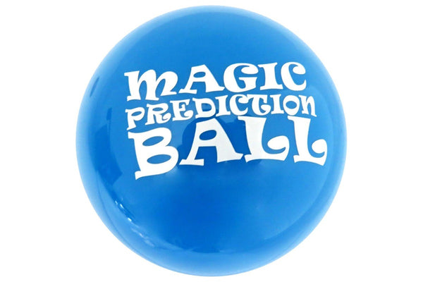 2x Magic Prediction 10cm Spin Ball Kids Children 6+ Game Mystic Playing Toy Blue