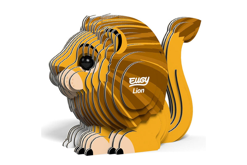 Eugy: Lion - 3D Cardboard Model