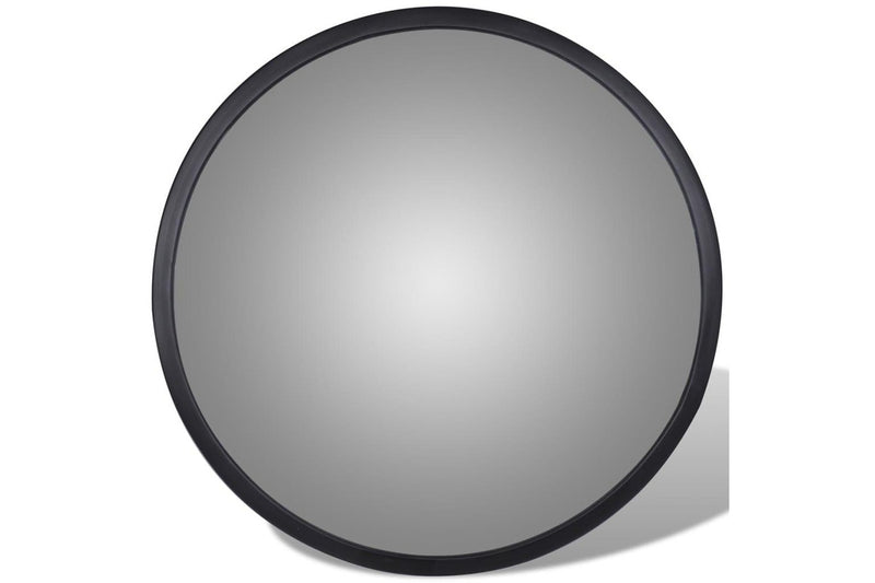 Convex Traffic Mirror Acrylic Black 30 cm Indoor vidaXL