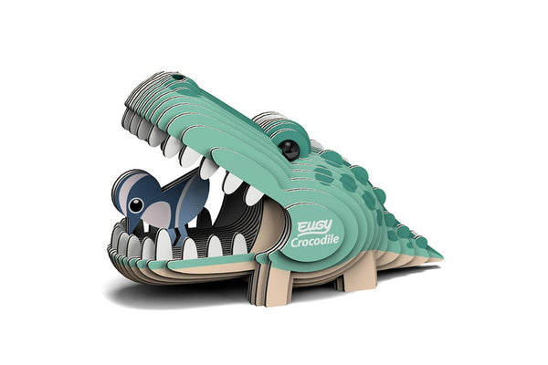 Eugy: Crocodile - 3D Cardboard Model