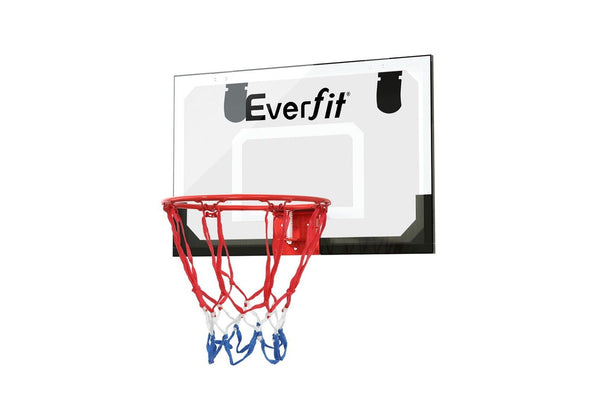 Everfit 23" Mini Basketball Hoop Backboard Door Wall Mounted Sports Kids Black