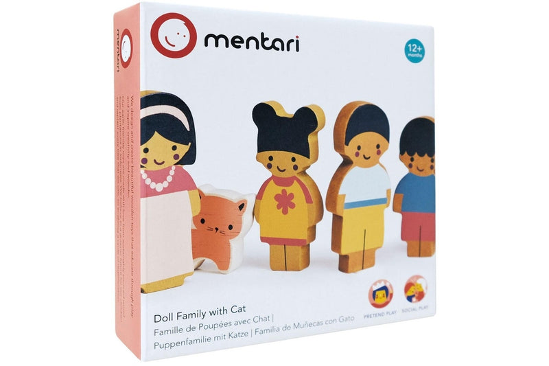 Mentari: Doll Family With Cat