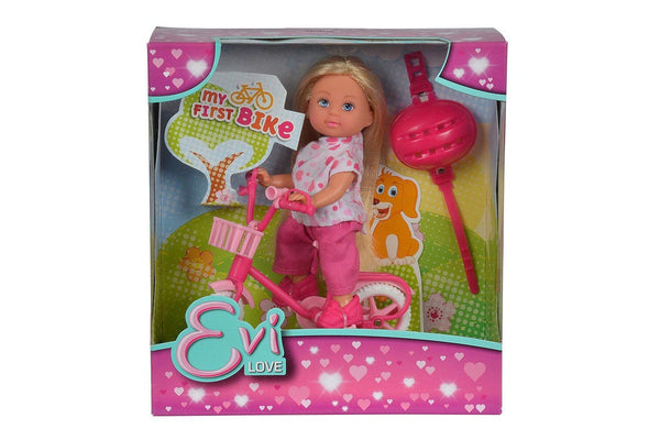 Simba Evi Love My First Bike Doll Playset Assorted Kids Imaginative Toy 3y+