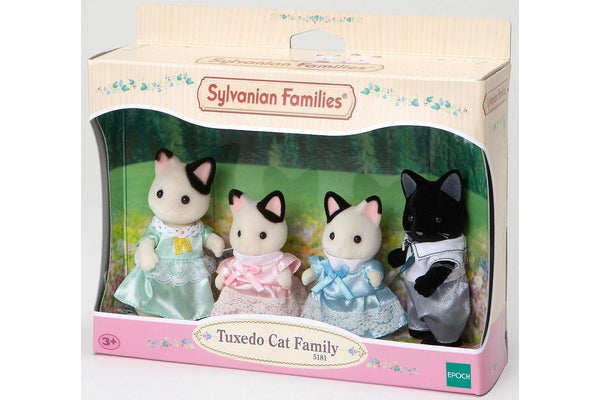 Sylvanian Families: Tuxedo Cat Family