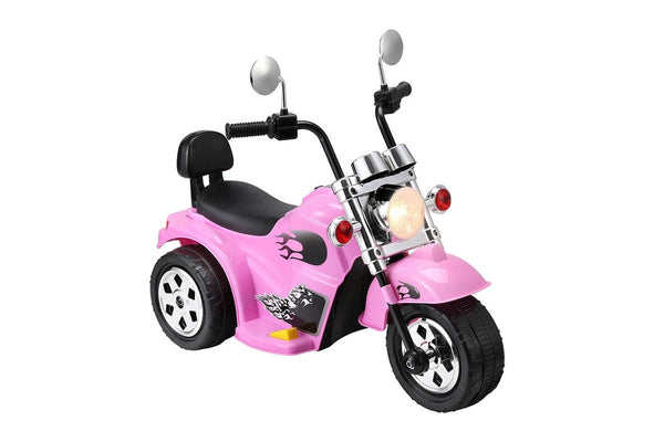 Rigo Kids Ride On Car Motorcycle Motorbike Electric Toys Horn Music 6V Pink