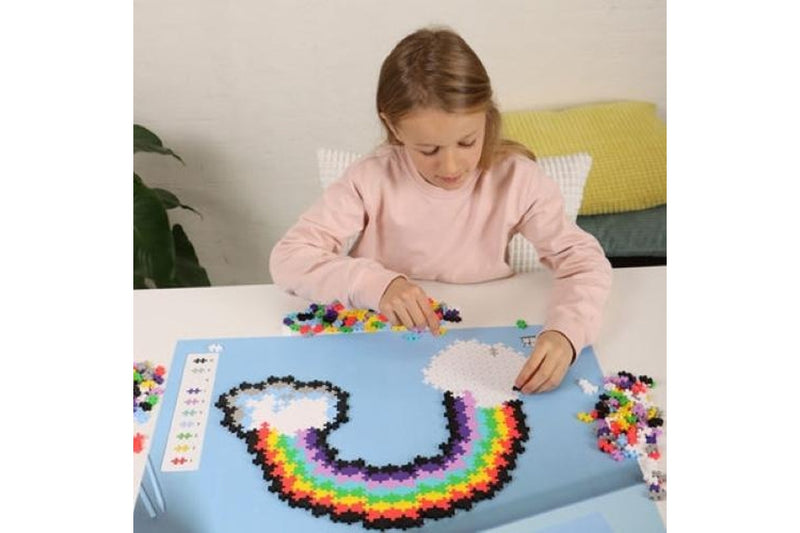 Plus-Plus: Puzzle By Number Rainbow (500pc)