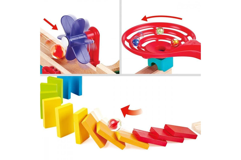 81pc Hape Marble Run Race Track Toddler Kids Logical Thinking Activity Toy 3+