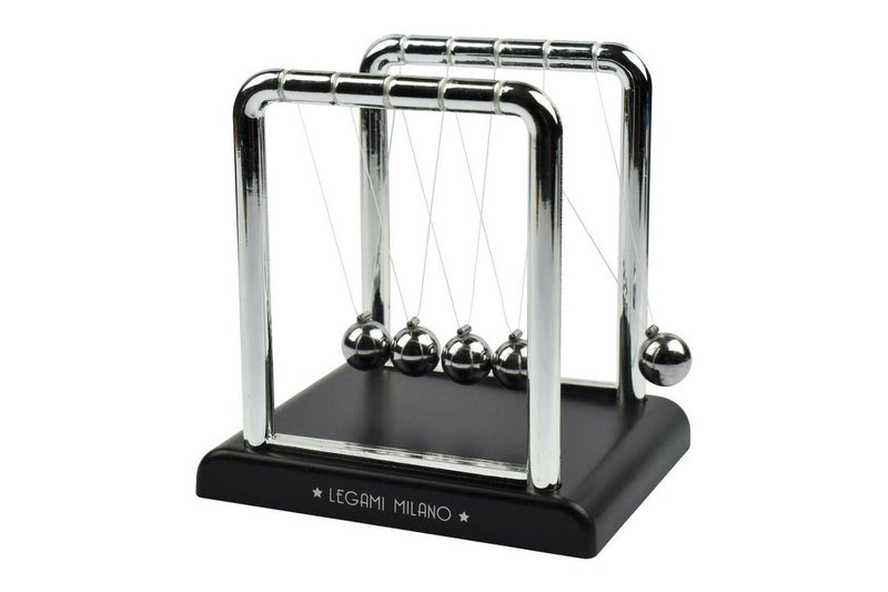 4x Legami ABS Steel Newtons Cradle Ball Pendulum Office Desk Stationery Display