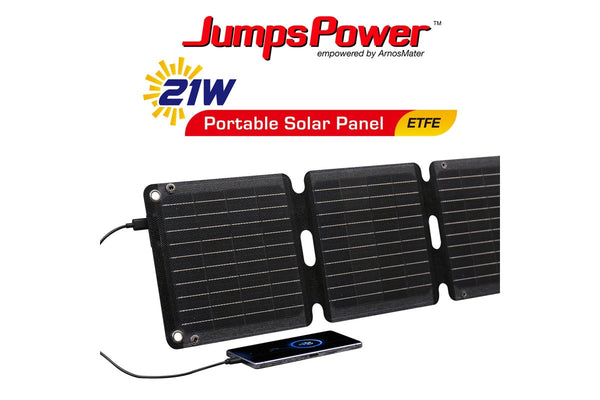 21W Solar Panel Portable Charger JumpsPower Power Generator Foldable