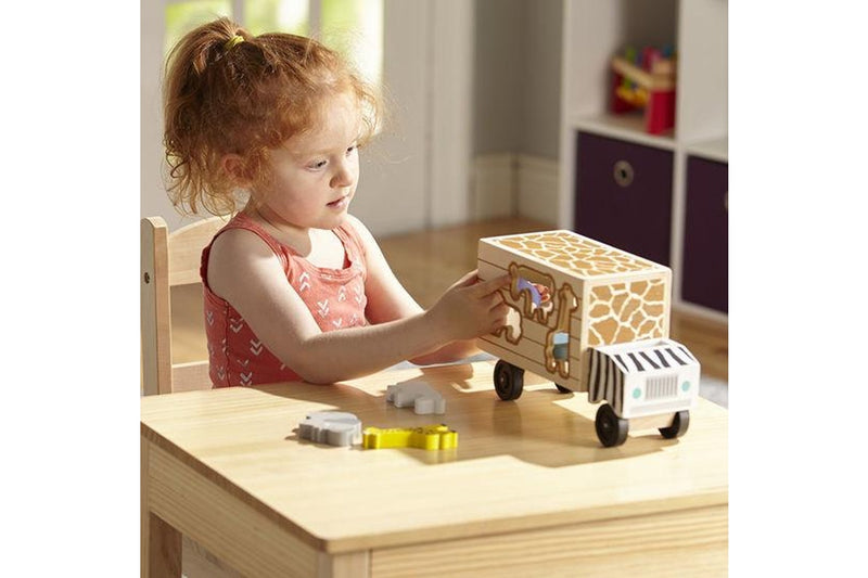 Melissa & Doug: Animal Rescue - Shape Sorting Truck