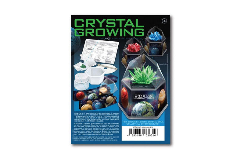 4M Crystal Growing Kit Space Gem Educational Kids Toddler Fun Toy 10y+ Green