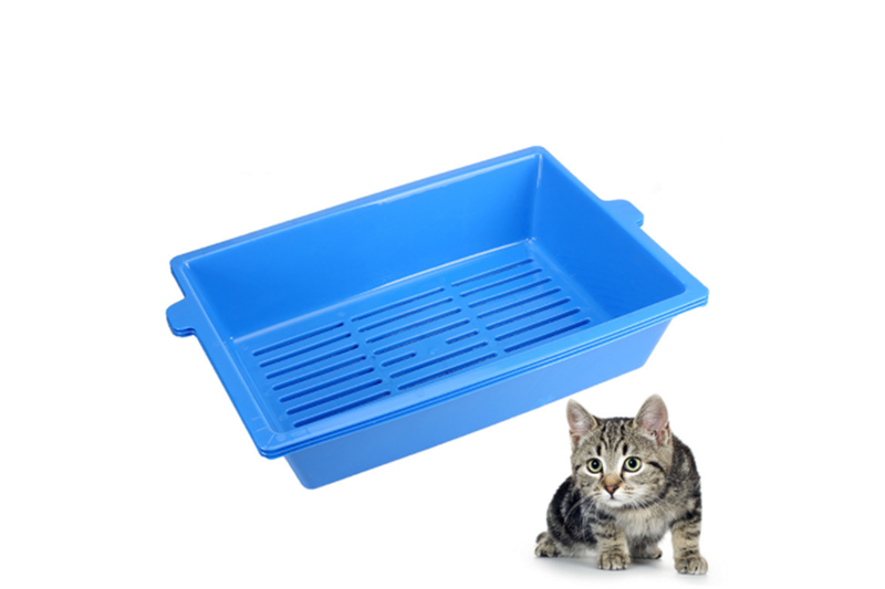 YES4PETS Lift and Sift Self Cleaning Kitty Litter Trays Cat Litter Tray Toilet Sifting Slotted Trays