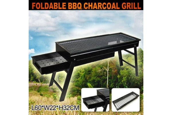 Foldable Portable BBQ Charcoal Grill Barbecue Hibachi Picnic Hiking Party Festival Camping