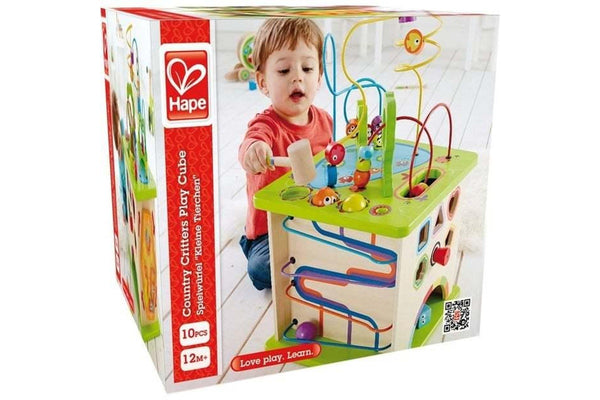 Hape - Country Critters Play Cube