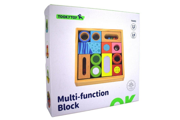 Tooky Toy Multifunction Blocks 12m+ Toddler Baby Educational Toy Texture Musical