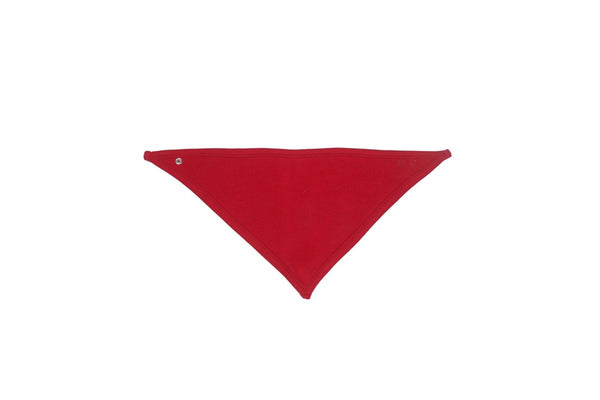 Babybugz Baby Reversible Contrast Detail Bandana Bib (White/Red) (One Size)