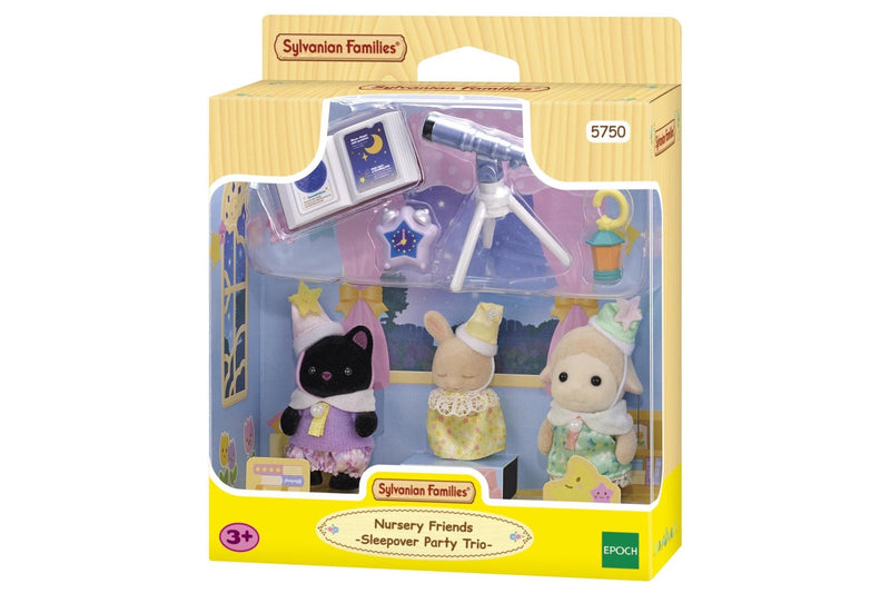 Sylvanian Families: Nursery Friends Sleepover Party Trio