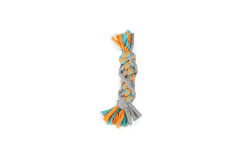 Puppy Chew Rope Toy - Dog Knotted Braided Rag Cotton Jersey Teething Play AFP