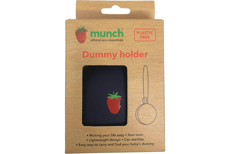 Munch: Silicone Dummy Holder - Blue