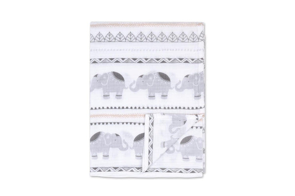 2pc The Peanutshell Boho Cotton Muslin Wrap Baby Infant Swaddle Blanket 120cm