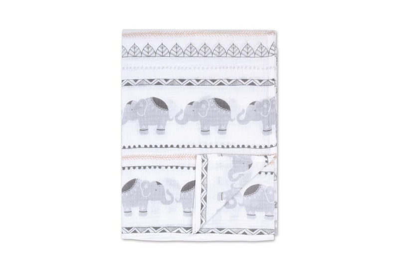 2pc The Peanutshell Boho Cotton Muslin Wrap Baby Infant Swaddle Blanket 120cm