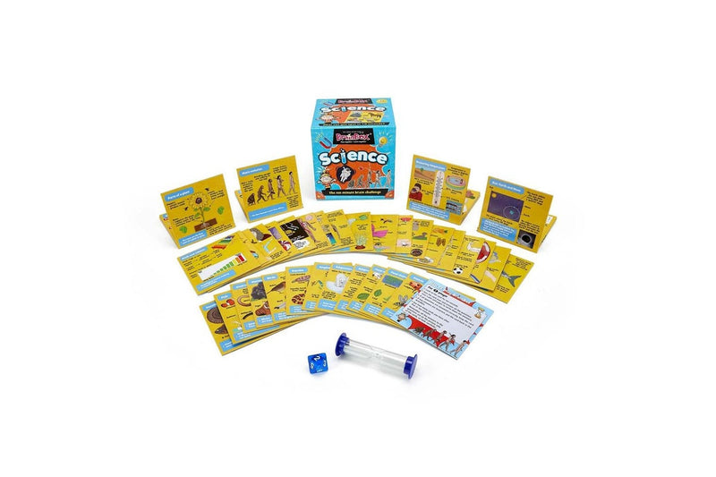 Brainbox Science Educational Fun Memory Logic Brain Card Game Kids Children 8y+