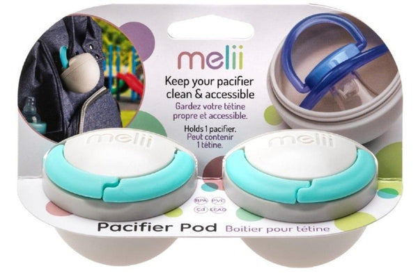 Melii: Pacifier Pod - Blue (2 Pack)