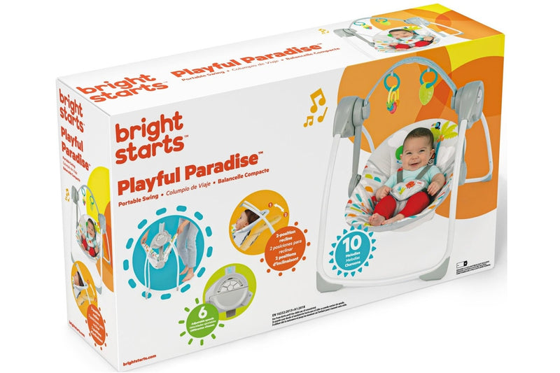 Bright Starts: Playful Paradise Portable Swing