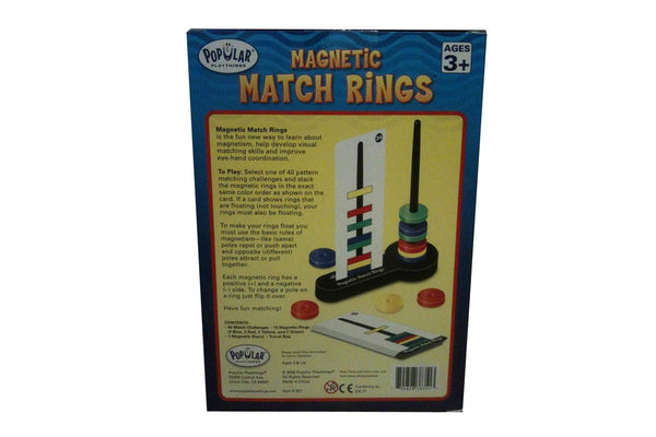 Popular Playthings Magnetic Match Rings Play Stacking Fun Toy Kids Children 3y+