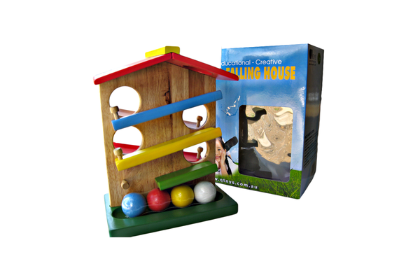 Ball Rolling House Wooden Toys