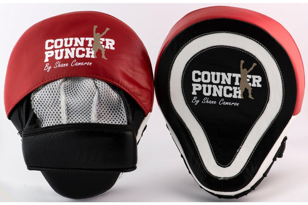 Counterpunch Premium Leather Precision Focus Pads - Red