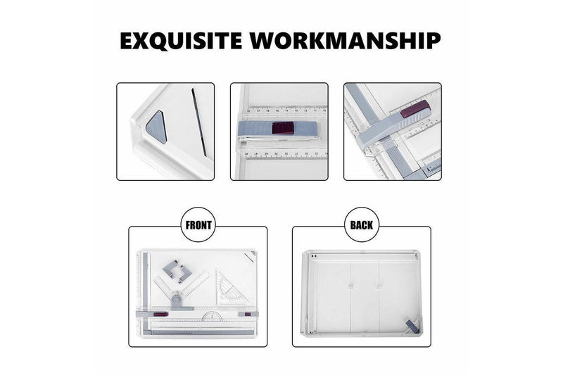 Ozstock PRO A3 Drawing Board Table with Parallel Motion and Adjustable Angle Drafting