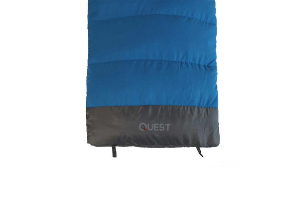 Quest Wippasnappa 107cm Kids Sleeping Bag Outdoor Camping Hiking Travel Blue