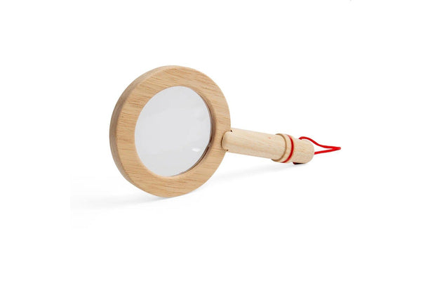 Bigjigs Toys 23cm Big Wooden Magnifying Glass Kids Children Educational Toy 3y+