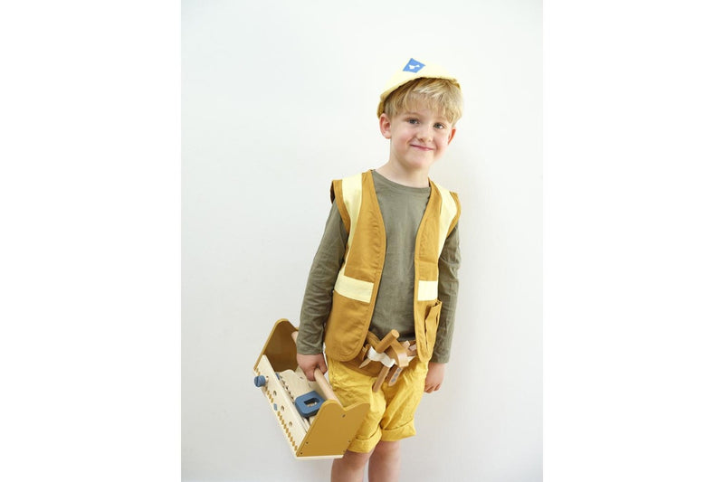 Fabelab Dress Up Builder Set Party Costume Role Play Kids Children 3-6y Ochre