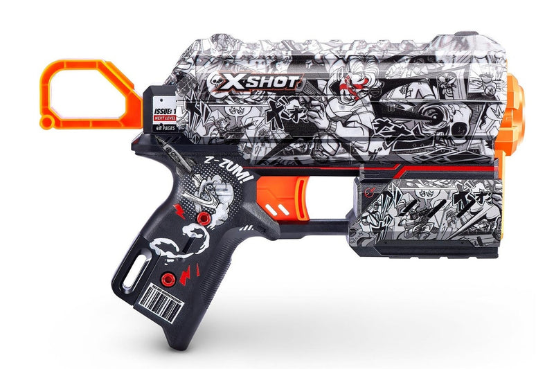 Zuru: X-Shot Skins Flux Blaster - Illustrate