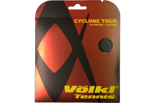 1 Pack Volkl Cyclone Tour 18g/1.20mm Tennis Racquet Strings - Anthracite