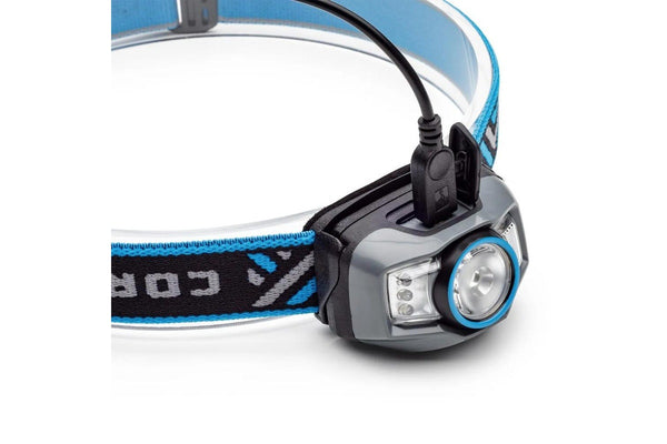 Core 300 Lumen Rechargeable Plastic LED Headlamp w USB Cable Kit Camp Hike