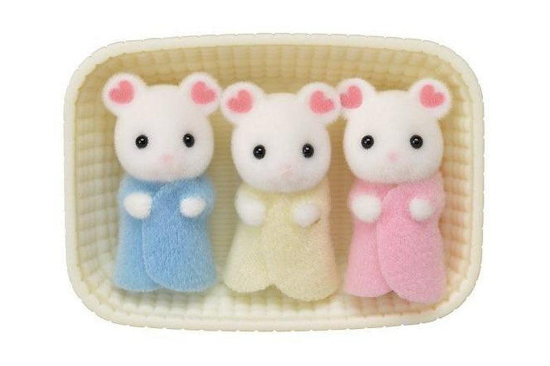 Sylvanian Families: Marshmallow Mouse Triplets