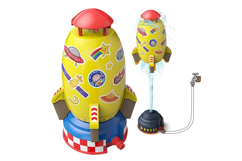 Interactive Outdoor Rocket Water Pressure Launcher Toy