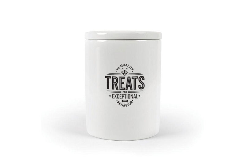 Fred: Howligans Ceramic Treat Jar - Exceptional Behaviour - White