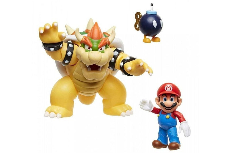 World of Nintendo: Super Mario - Mario vs. Bowser Lava Battle (3-Pack)