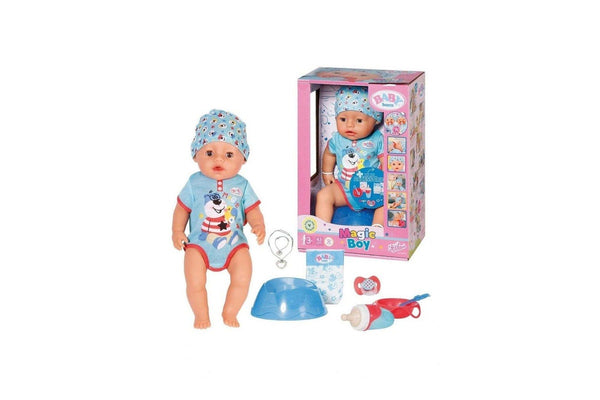 Baby Born Magic Boy Lifelike Soft Touch Kids Childrens Toy 43cm - Open Box 3+