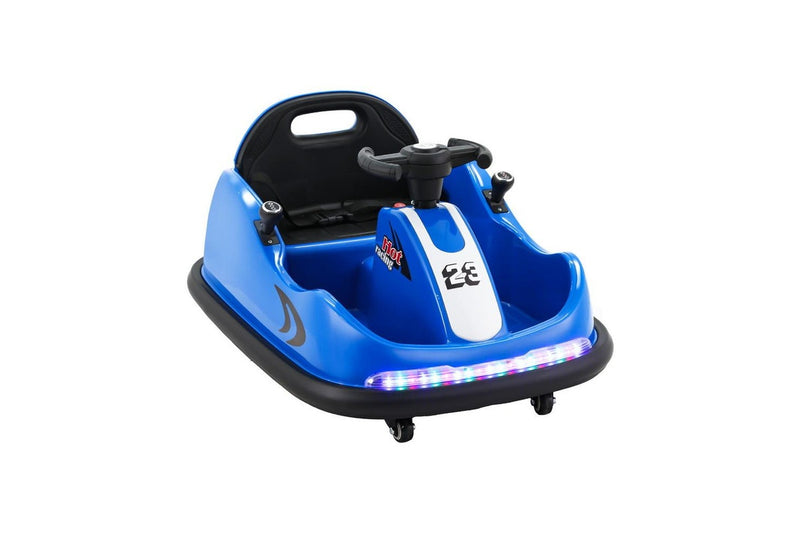 Rigo Kids Ride On Car Bumper Kart 6V Electric Toys Cars Remote Control Blue