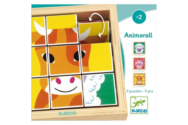 Djeco: Animoroll Wooden Puzzle